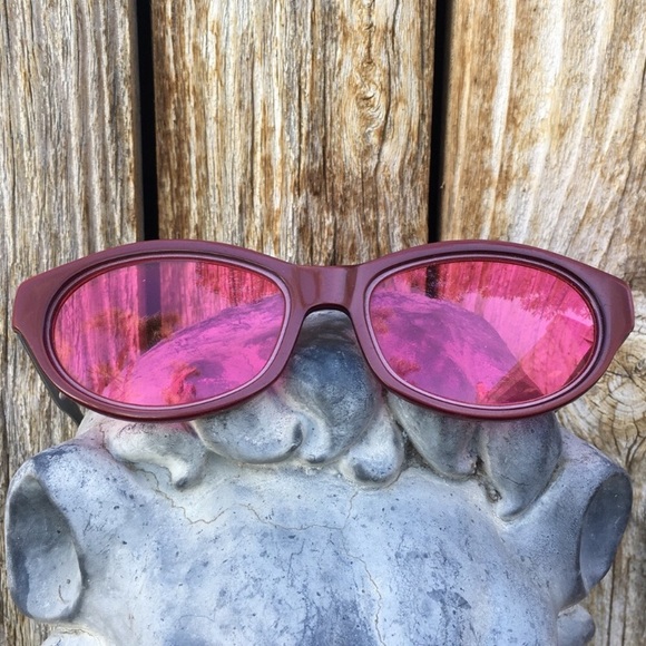 Jean Paul Gaultier Vintage 90’s Y2K Mirror Sunglasses Pink - Picture 9 of 12